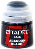 Краска Citadel Base: Abbadon Black