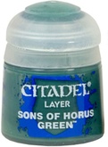 Краска Citadel Layer: Sons of Horus Green