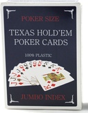 Карты для покера Texas Holdem Jumbo Index Синие