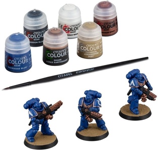 Warhammer 40,000. Space Marines: Infernus Marines + Paints