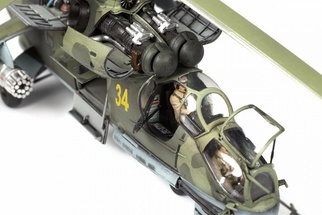 Модель Советский ударный вертолет Ми-24П. Масштаб 1:72