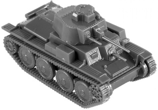 Модель Немецкий легкий танк PZ.KPFW.38 (T). Масштаб 1:100