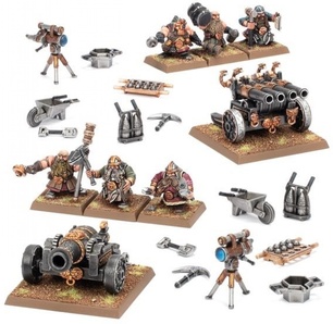 Warhammer The Old World: Dwarfen Mountain Holds Dwarf Cannon&amp;Organ Gun