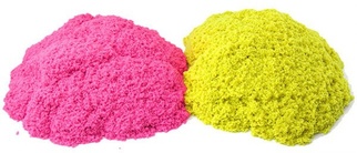 Кинетический песок Kinetic Sand 2,27 кг Розовый, желтый