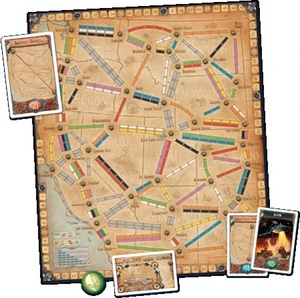 Ticket to Ride: France/Old West Map Collection Дополнение (на английском языке)