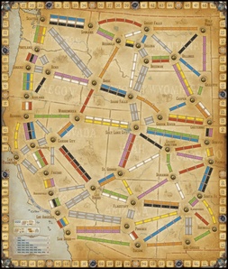 Ticket to Ride: France/Old West Map Collection Дополнение (на английском языке)