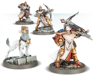 Warhammer Age of Sigmar. Easy to Build. Stormcast Eternals: Castigators with Gryph-Hound