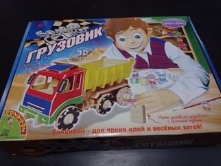 Досуг с Буки Деревянный 3D-пазл Грузовик Уценка!