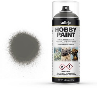 Аэрозольная грунтовка Vallejo серии Aerosol German Field Grey 400 мл