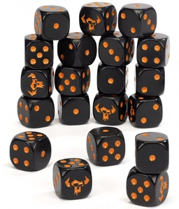 Warhammer 40,000. Kill Team: Ork Kommandos Dice Set