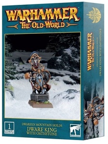 Warhammer The Old World: Dwarfen Mountains Holds Dwarf King with Oathstone