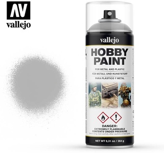 Аэрозольная грунтовка Vallejo серии Aerosol Grey 400 мл