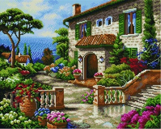 Алмазная мозаика Летняя резиденция GF3870