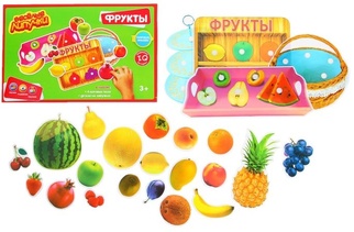 Настольная игра-конструктор на липучках Фруктовая фантазия