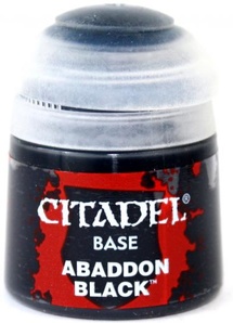 Краска Citadel Base: Abbadon Black