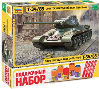 Модель Советский средний танк Т-34/85(обр.1944г.). Масштаб 1:35