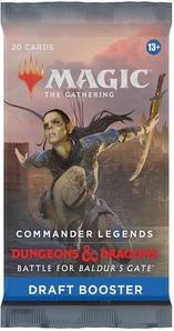 MTG: Драфт-бустер издания Commander Legends: Battle for Baldur&#039;s Gate на английском языке