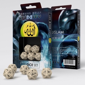 Набор кубиков Infinity. Haqqislam Dice Set