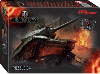 Пазл World of Tanks Серый 54