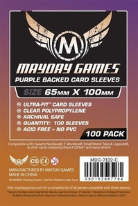 Протекторы Mayday games. Purple Backed Magnum Copper Sleeves (65x100 мм, 100 шт.)