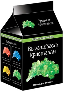 Выращиваем кристаллы (зеленые)