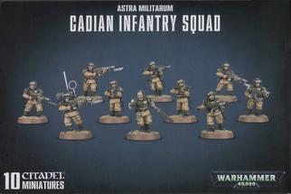 Игра Warhammer 40,000 Astra Militarum: Cadian Infantry squad