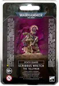 Warhammer 40,000. Death Guard: Scribbus Wretch the Tallyman