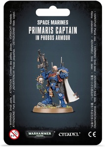 Warhammer 40,000. Space Marines Primaris Captain in Phobos Armour