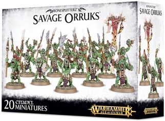 Warhammer. Age of Sigmar. Bonesplitterz Savage Orruks