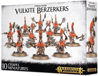 Игра Warhammer Age of Sigmar. Fyreslayers Vulkite Berzerkers