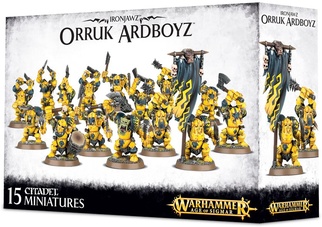 Warhammer. Age of Sigmar. Ironjawz Orruk Ardboyz