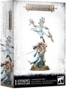 Warhammer Age of Sigmar. Lumineth Realm-lords: Ellania and Ellathor. Eclipsian Warsages