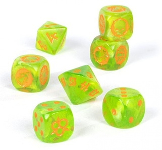 Warhammer. Blood Bowl: Nurgle Team Dice