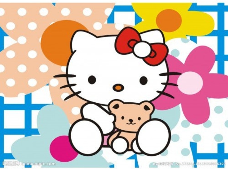 Китти к7. Алмазная мозаика Хэллоу Китти. Хелло Китти с мишкой. Hello Kitty с мишкой. Hello Kitty с медвежонком.